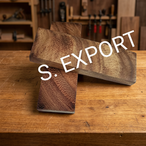 Empuñaduras de cuchillo de madera de Sheesham, estabilizadas, de madera dura pulida, ecológicas, duraderas, en bruto, arte folclórico indio, personalizables. - Product Image 3