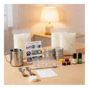 Kit de moulage créatif naturel : Formes florales et papillons – Matériaux et solutions pour l'entraînement en atelier de cire et la création de projets de démarrage - Product Image 5