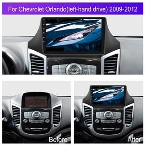 Autoradio Android Podofo 9 Pollici 2+64GB 2 Din per <span class=keywords><strong>Chevrolet</strong></span> <span class=keywords><strong>Orlando</strong></span> 2009-2012 con Carplay, Android Auto, BT, WiFi, GPS, Hi-Fi, FM - Product Image 4