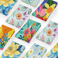 Chaussettes d'été pour hommes en gros, motif floral tropical, impression numérique fantaisie, thème botanique, pour fêtes, en Spandex/Polyester