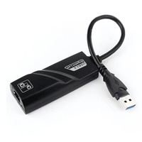 Vente directe du fabricant : Carte réseau USB 3.0 10/100 Mbps sans pilote, emballage en boîte papier, pour l'exportation