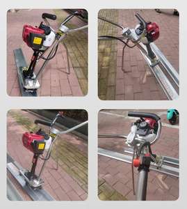 सबसे लोकप्रिय 1-6 मीटर कंक्रीट फर्श कंपन शासक मोर्टार वाइब्रेटर ने गैसोलीन इंजन के साथ कंक्रीट लेवलिंग मशीन - Product Image 4