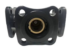 Vanne de régulation de température à 3 voies VXF47.50, PN16, DN50, fonte ductile, Kvs40, à proportionnalité constante, température moyenne 1~95°C - Product Image 1