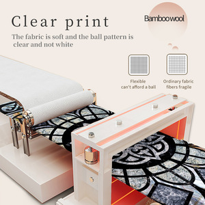 Paillasson demi-cercle haut de gamme à motif médaillon, antidérapant, en fibre de polyester, pour entrée de maison et salon - Product Image 4