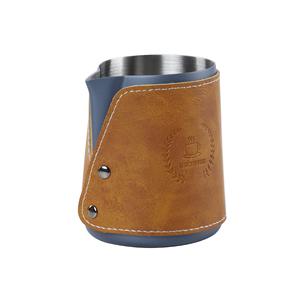 Commercio all'ingrosso 304 in acciaio inox tirare fiori cilindro per tè e caffè set bocca ispessita con custodia in pelle fabbricata - Product Image 1