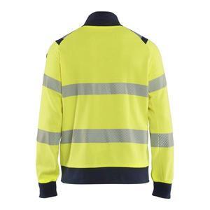 BLAKLADER - 346117623389XXXL Multinorm Sweatshirt avec Full Zip Hi-vis jaune/bleu marine-EAN 7330509911280 HI-VIS WORKWEAR - Product Image 2
