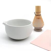 EsticK Custom Southwestern Design Pink Bamboo Eco-Friendly Matcha Chasen Set with Cartoon Keycaps for Tea Maker