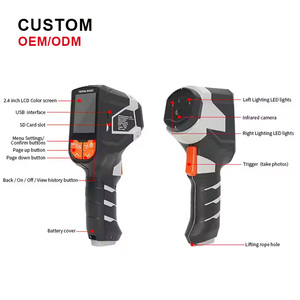 Cámara de imágenes térmicas todo en uno de grado industrial Dispositivo de visión nocturna infrarroja Medición de temperatura alta-baja <span class=keywords><strong>Digital</strong></span> - Product Image 2