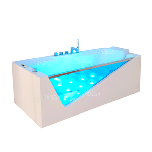 Jacuzzy Extérieur Bain à remous sexy Baignoires de spa de massage Jacouzi Baignoire de trempage japonaise Baignoire rectangulaire - Product Image 1