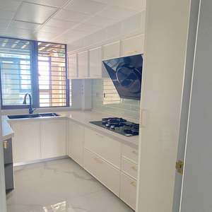 Armoires de cuisine rustiques modernes de style français, écologiques, résistantes à l'eau, avec armoires sur mesure pour four encastré et <span class=keywords><strong>lave</strong></span>-<span class=keywords><strong>vaisselle</strong></span> - Product Image 6