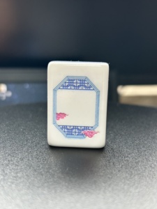 Tessere di Mahjong Americane Personalizzate in Cristallo di Lusso, Durevoli, Ecologiche, Impermeabili, Unisex, Regalo per il Gioco, Blu e Bianco in Acrilico - Product Image 5