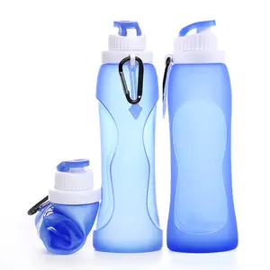 Botol Air Lipat Portabel Olahraga Bepergian Luar Ruangan