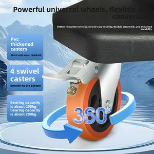 <span class=keywords><strong>Ventilateur</strong></span> <span class=keywords><strong>de</strong></span> sol mobile industriel <span class=keywords><strong>de</strong></span> grande taille, <span class=keywords><strong>ventilateur</strong></span> <span class=keywords><strong>de</strong></span> ventilation portable haute puissance avec roues pour le refroidissement des entrepôts et des ateliers - Product Image 3