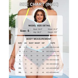 Traje de Baño de Dos Piezas para Mujer, Bikini de Cintura Alta con Cuello en V, Control de Abdomen, Estilo Deportivo con Ribete en Contraste, Color Neón - Product Image 6