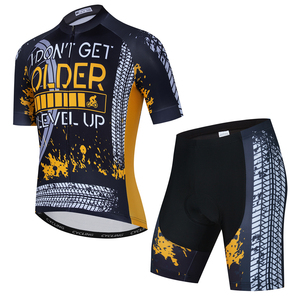 <span class=keywords><strong>Conjunto</strong></span> de Jersey de <span class=keywords><strong>Ciclismo</strong></span> para <span class=keywords><strong>Hombre</strong></span> de <span class=keywords><strong>Verano</strong></span> con Pantalones Cortos de <span class=keywords><strong>Ciclismo</strong></span> de Carretera, Mangas con Bolsillo con Cremallera y Pantalones Cortos Acolchados, Ropa Deportiva Transpirable de Secado Rápido - Product Image 2