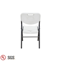Table pliante d'extérieur, ensemble de 6 chaises, table de fête pliante et chaises pliantes de camping en plastique, modernes et bon marché