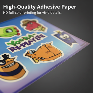 Custom-printed cute and fun mini animal educational <b>sticker</b> books for children - Product Image 3