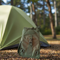 Sac banane utilitaire réglable Multicam pour chargeurs, pochette de rangement extérieure à fermeture éclair, imprimé animal, pour camping et randonnée, en polyester