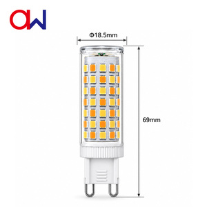 หลอดไฟ LED อัจฉริยะ G9 Tuya รุ่น AC 120V โครงสร้าง PC 88SMD ปรับแสงขาว/แสงวอร์มไวท์/แสง CCT ได้ เหมาะสำหรับไฟตกแต่งเชิงพาณิชย์ - Product Image 4