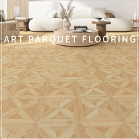 Parquet stratifié HDF technique durable, finition mate, étanche, installation par clic, résistance à l'usure AC3, design moderne pour la maison