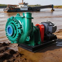 Pompe de dragage de gravier de sable Pompe de dragage de mine de mer à haute teneur en chrome de moteur approuvé certifié