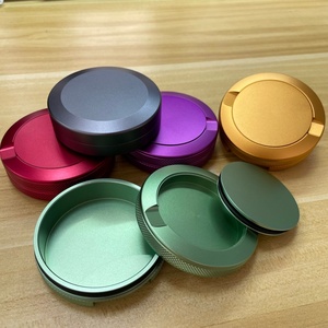 Scatola per Snus Portatile All'ingrosso, Contenitore in Metallo Nero a 3 Scomparti, Scatole Vuote in Alluminio per Incisione Laser - Product Image 3