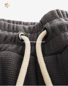 260g <b>Men</b> Summer <b>Men's</b> <b>Shorts</b> Drawstring Waist <b>Shorts</b> Waffle <b>Shorts</b> for <b>Men</b> - Product Image 4