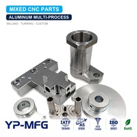 Pièces de machines industrielles en aluminium et acier inoxydable, usinage CNC, production de prototypes de précision anodisés
