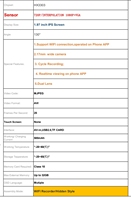 Caméra de tableau de bord étanche 2K WIFI à double objectif IPS de 1,97 pouce avec garantie d'un an pour voiture (garantie de 12 mois)