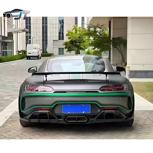 Kit Carrozzeria in Fibra di Carbonio Stile <span class=keywords><strong>GTR</strong></span> Pro per <span class=keywords><strong>Mercedes</strong></span> AMG GT GTS <span class=keywords><strong>GTR</strong></span>: Nuovo Paraurti Anteriore e Posteriore, Minigonne Laterali, Copertura Specchietti, Griglia - Product Image 4