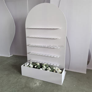 MILE Elegante Exhibidor de Vino y Champán para Fiestas de Compromiso, Bautizos y Recepciones con Caja de Flores - Product Image 3