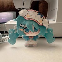 10CM Miku fille Mini Figure en peluche porte-clés Kawaii Anime poupée pendentif mignon jouet pour sacs cadeaux
