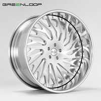GREENLOOP Jantes forgées 2/3 pièces 24X10 24X9 26X10 26x10 28X9 28x10 5x127 5x120.65mm pour Caprice Impala C1500 1990 Cutlass 1980