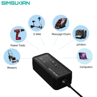 Chargeur de batterie pour trottinette électrique et vélo électrique, compatible ordinateur portable, adaptateur secteur de bureau 65W avec SuperVOOC 2.0 et protection OTP