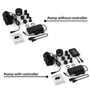 أحدث مضخة مياه غاطسة سوداء فاخرة هادئة للغاية لحوض الحوض حوض أسماك قابل للتعديل تدفق 6000 لتر/ساعة خزان أسماك عالي الكفاءة - Product Image 5