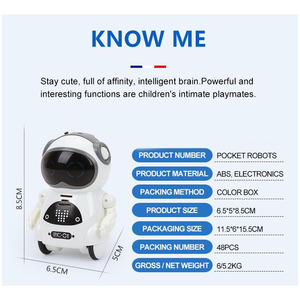 BTJ mainan led mini elektrik anak-anak, robot mainan pintar pendidikan sekolah kecil dansa, led pesta pintar pembelajaran edukasi UK - Product Image 4