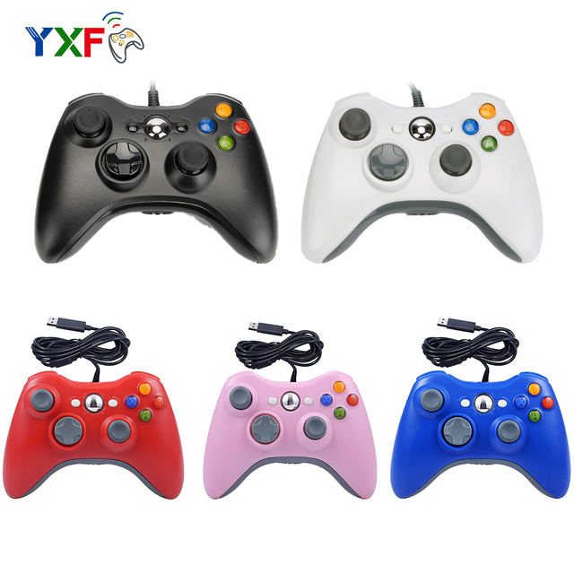 For XBOX 360 PC USB Hot Selling Wired Game Controller Joystick