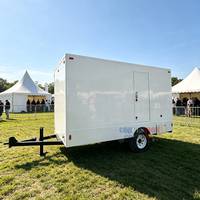 Remorque de toilettes de luxe à 3 postes homologuée DOT, conforme aux normes américaines, avec panneaux sandwich, salle de bain portable pour événements extérieurs, mariages, parcs