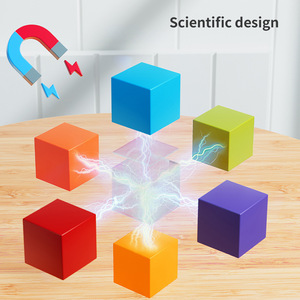 Bloques de Construcción Magnéticos de Plástico DIY, Juguete Educativo de Construcción Manual para Niños de 4 a 6 Años - Product Image 2