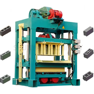 Macchina per la Produzione di Mattoni Semi-Automatica QTJ4-40 con Buon Rendimento, Produce 2880 Mattoni in 8 Ore, Macchinario per Mattoni e Blocchi di Cemento - Product Image 1