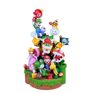 BJ penjualan terlaris permainan populer Mario ukuran besar PVC tokoh aksi Mario mainan tokoh Mario laris 28cm Model tunggal