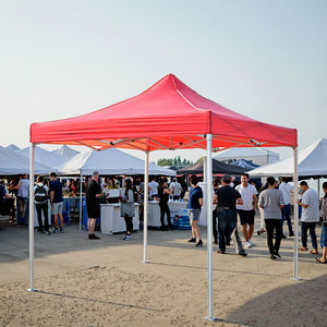 Tentes personnalisées pour l'événement Gazebo 3x3m 420D revêtement argent couverture de toit Oxford imperméable tente publicitaire pop-up extérieure - Product Image 1