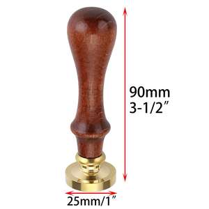 Sello de cera con símbolos mágicos, mango de madera, artesanías clásicas Retro Vintage con <span class=keywords><strong>caja</strong></span> de regalo para <span class=keywords><strong>sobres</strong></span> de invitación, letras - Product Image 5