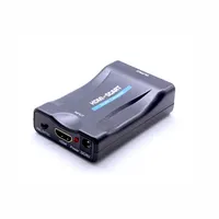 WISTAR 1080P اتش دي ام اي الى سكارت HDMI محول الفيديو محول الصوت مع كابل يو اس بي لمربع التلفزيون