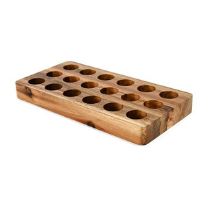 Wholesale High Quality Bamboo Organizer Natural <b>Wooden</b> Egg Tray for Dozen Eggs Holder - Product Image 4