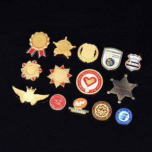 Jingheng <b>Metal</b> Badges Customizable Size Aluminum Alloy <b>Pin</b> Badges For Personal Gift - Product Image 1