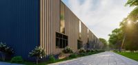 Entrepôt en structure métallique SHENG YUE 85m x 20m avec matériaux Q235/Q355 et solutions de conception de modèles 3D