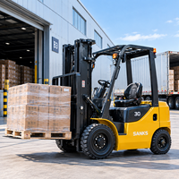 Chariot élévateur électrique contrepoids 2 tonnes, robuste, pour manutention de matériaux, meilleur prix, fournisseur d'usine, OEM disponible
