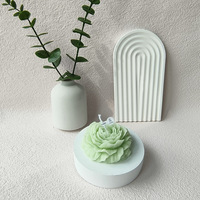 Bougie parfumée créative à la pivoine, romantique et aromathérapeutique, au design unique