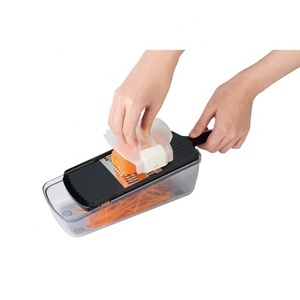 Main Mandoline Cuisine Gadget Trancheuse Ser avec Lame En Acier Inoxydable-PGS-05 Pro Qualité Trancheuse et Râpe Ensemble- - Product Image 5